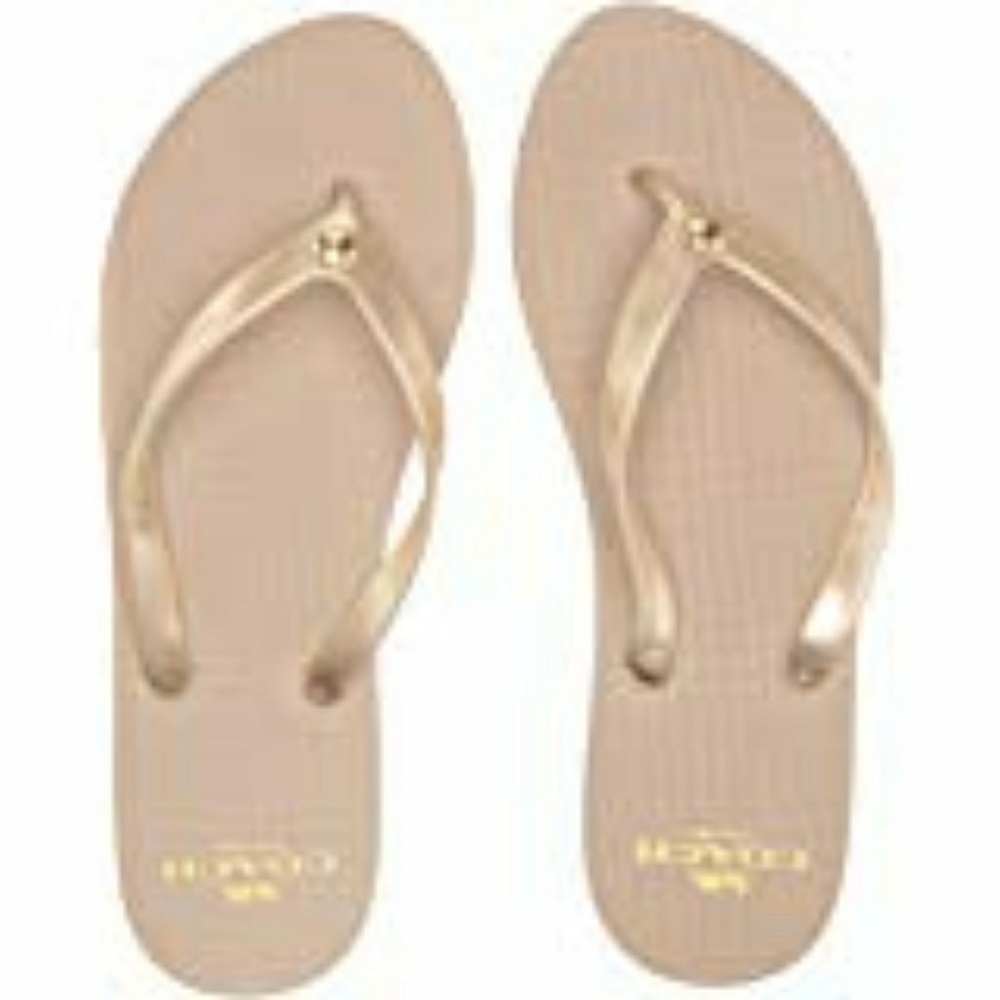Coach Women's Flip-Flop Champagne 10 M US